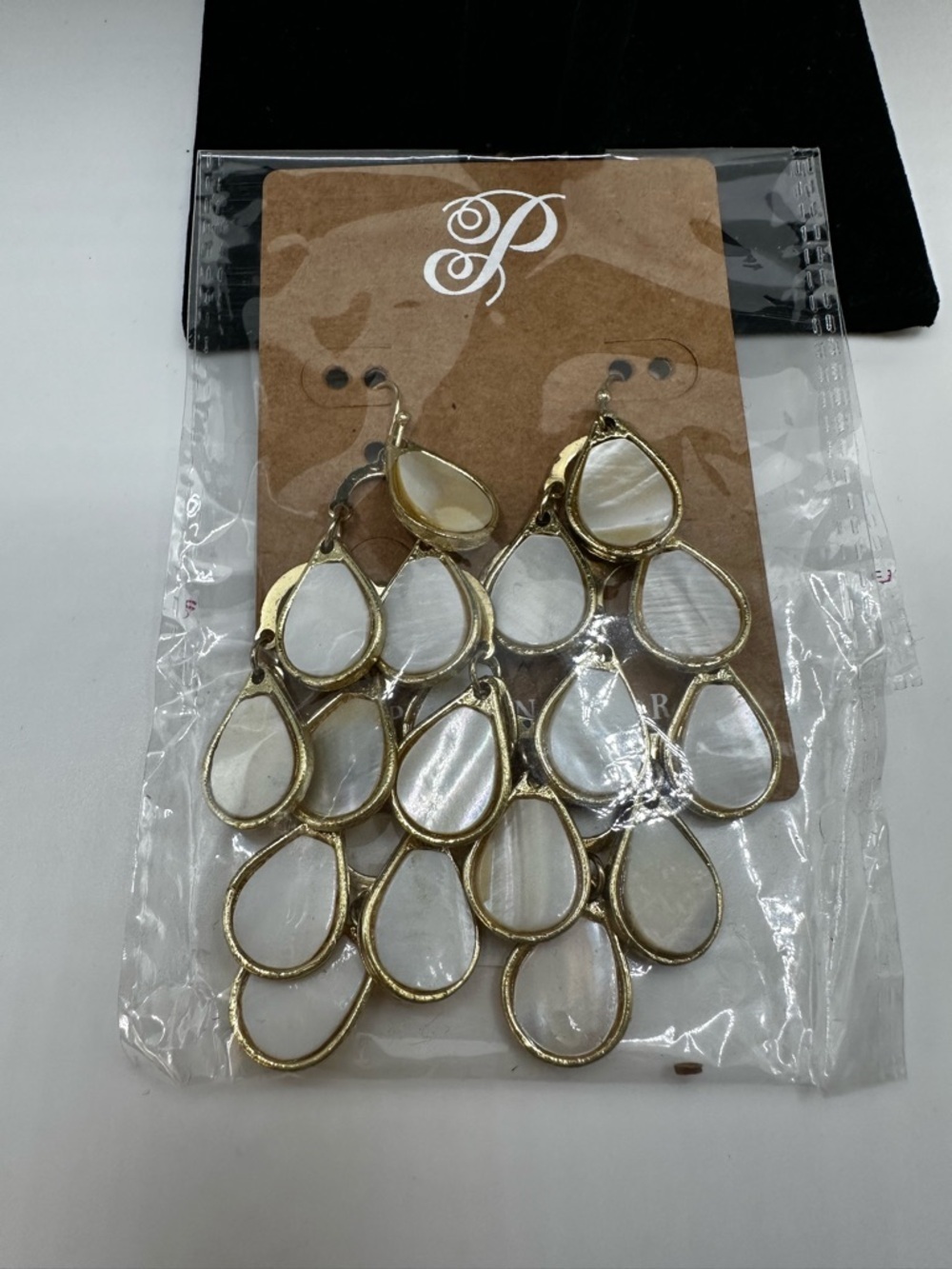 PLUNDER Goldtone Chandelier Casual Summer Dangling Earrings